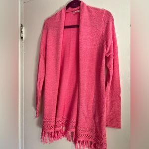 Lilly Pulitzer Pink Tatum Cardigan Sweater XS